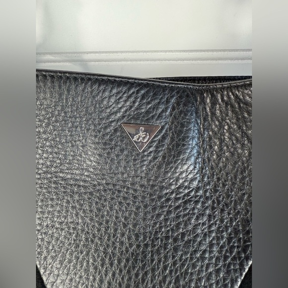 Sam Edelman Monica black fringe suede & leather bucket shoulder/crossbody purse - Picture 9 of 12